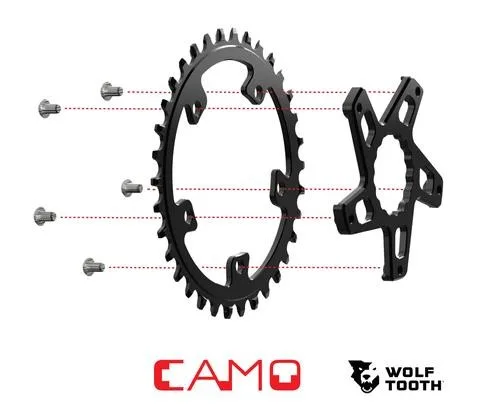 Araña Wolf Tooth CAMO Sram -8mm