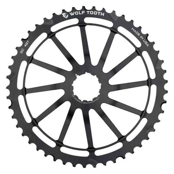 Corona Wolf Tooth Sram-Sunrace 49 Negro