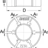 Llave de Radios Planos Unior