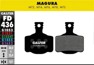 Pastillas Freno Galfer Standard Magura MT2, MT4, MT6, MT8, MTS