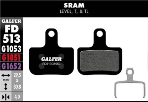 Pastillas Freno Galfer Standard Sram Level T, TL